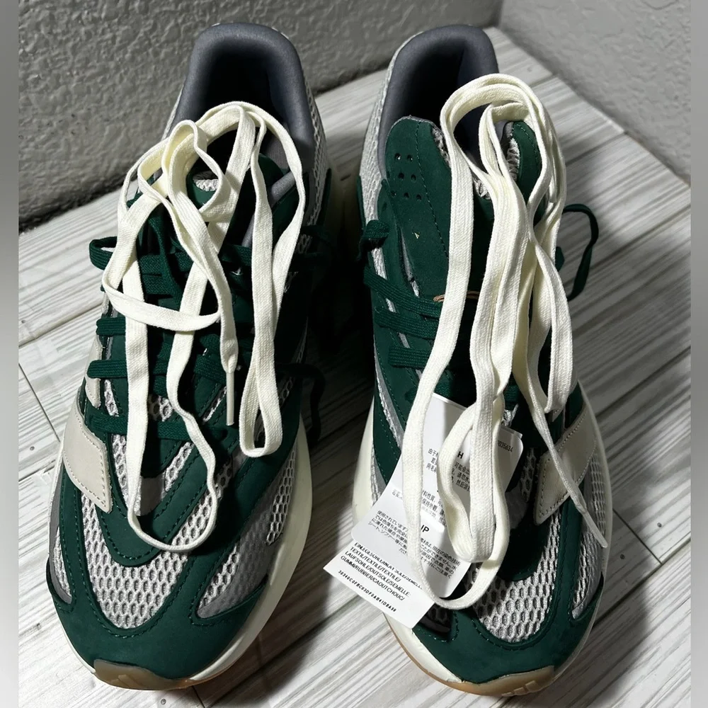 Adidas Men's Lightblaze running Shoes‎ sneakers green silver size 10 #JR2616 - Picture 10 of 13